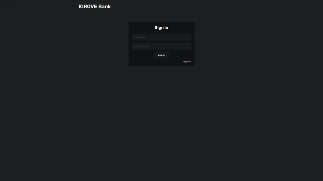 Снимок проекта «JS Bank», 2 из 2